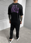 Футболка мужская оверсайз city of angels черная MFStore Изображение Футболка мужская оверсайз city of angels черная MFStore