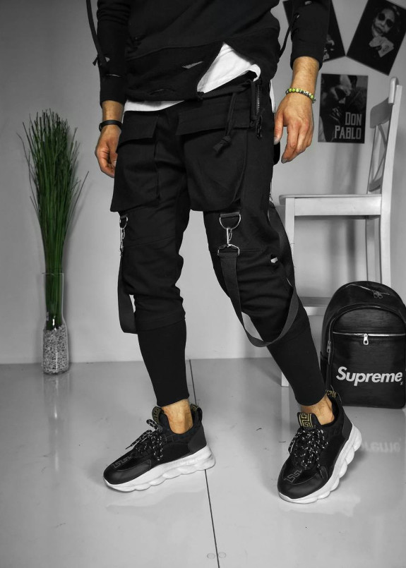 Штани спортивні з кишенями та лампасами MFStore Изображение Штани спортивні з кишенями та лампасами MFStore