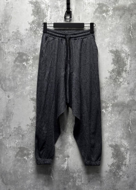 Стильні штани галіфе з малюнком сірі світлі MFStore Изображение Стильні штани галіфе з малюнком сірі світлі MFStore