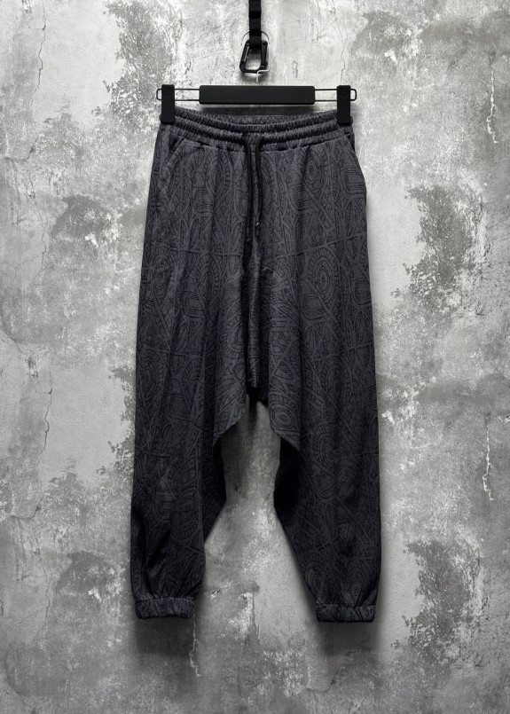 Стильні штани галіфе з малюнком сірі світлі MFStore Изображение Стильні штани галіфе з малюнком сірі світлі MFStore