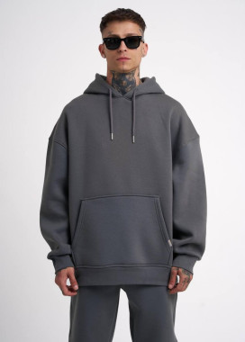 Худі чоловічий оверсайз сірий MFStore Изображение Худі чоловічий оверсайз сірий MFStore