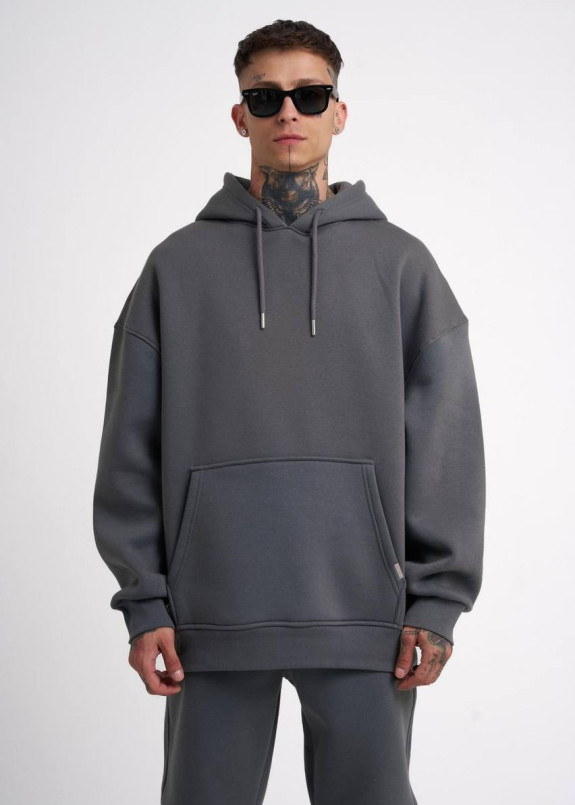 Худі чоловічий оверсайз сірий MFStore Изображение Худі чоловічий оверсайз сірий MFStore