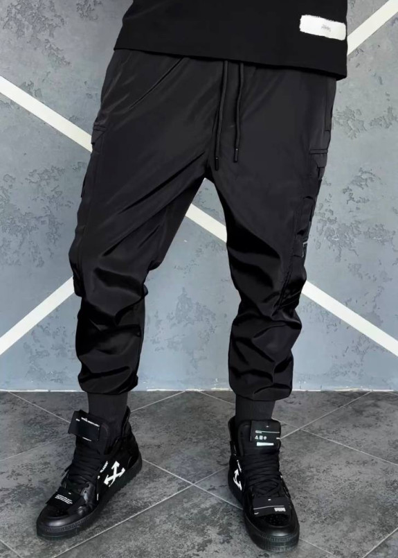 Джогери карго чорні на манжетах MFStore Изображение Джогери карго чорні на манжетах MFStore