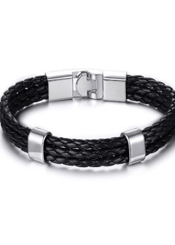 Браслет кожаный тройной Fashion Изображение Браслет кожаный тройной Fashion