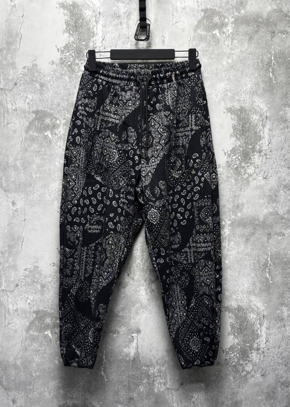 Штани вільного крою з лоскутами чорні MFStore Изображение Штани вільного крою з лоскутами чорні MFStore
