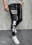 Джинсы с черепами и полосками MFStore Изображение Джинсы с черепами и полосками MFStore