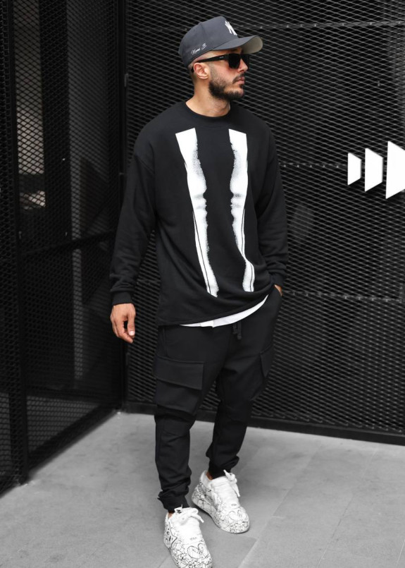 Дизайнерський лонгслів з принтом MFStore Изображение Дизайнерський лонгслів з принтом MFStore