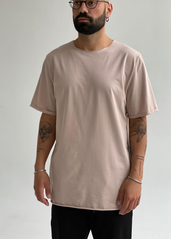 Базовая бежевая футболка ROLF Изображение Базовая бежевая футболка ROLF