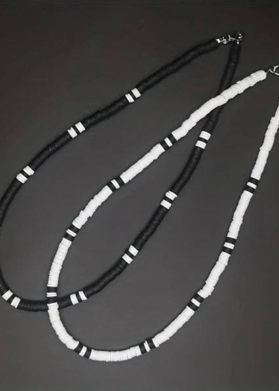 Стильний ланцюжок на шию декорований полімерами MFStore Изображение Стильний ланцюжок на шию декорований полімерами MFStore