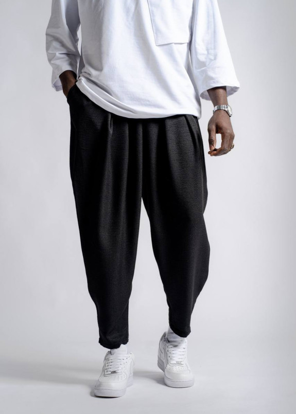 Брюки вільного крою чорні MFStore Изображение Брюки вільного крою чорні MFStore