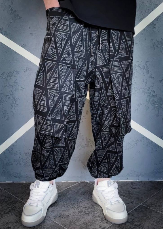 Штани вільного крою з довгими накладними карманами MFStore Изображение Штани вільного крою з довгими накладними карманами MFStore