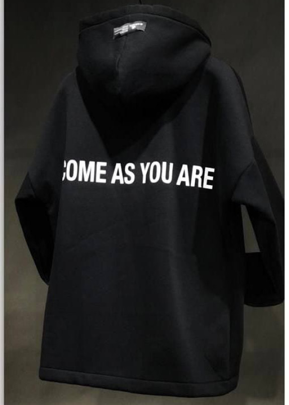 Худи come as you are черное MFStore Изображение Худи come as you are черное MFStore
