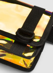 Изображение Маленькая сумка на пояс клатч желтого цвета с отливом