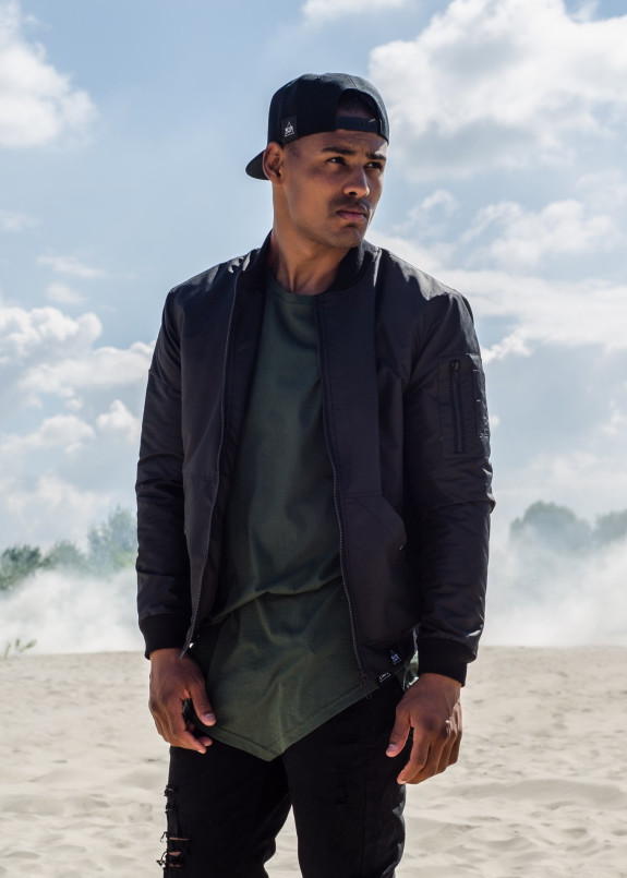 Бомбер мужской Street черный Изображение Бомбер мужской Street черный