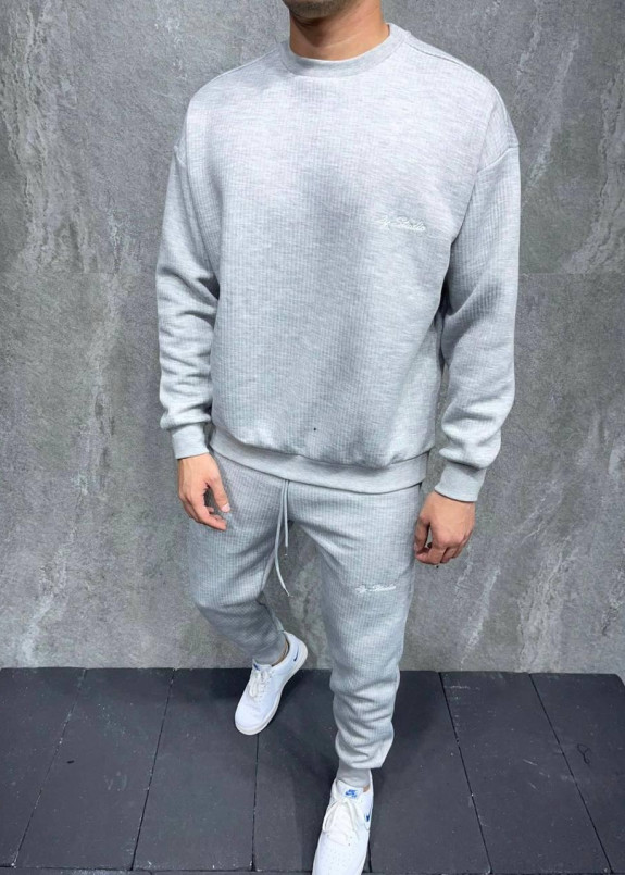 Костюм оверсайз без капюшона серый MFStore Изображение Костюм оверсайз без капюшона серый MFStore