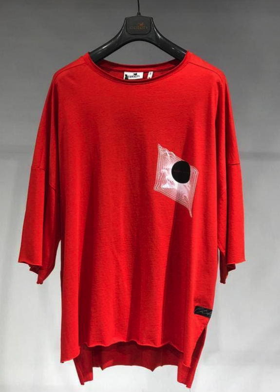 Футболка красная круг FUTURE IS NOW MFStore Изображение Футболка красная круг FUTURE IS NOW MFStore