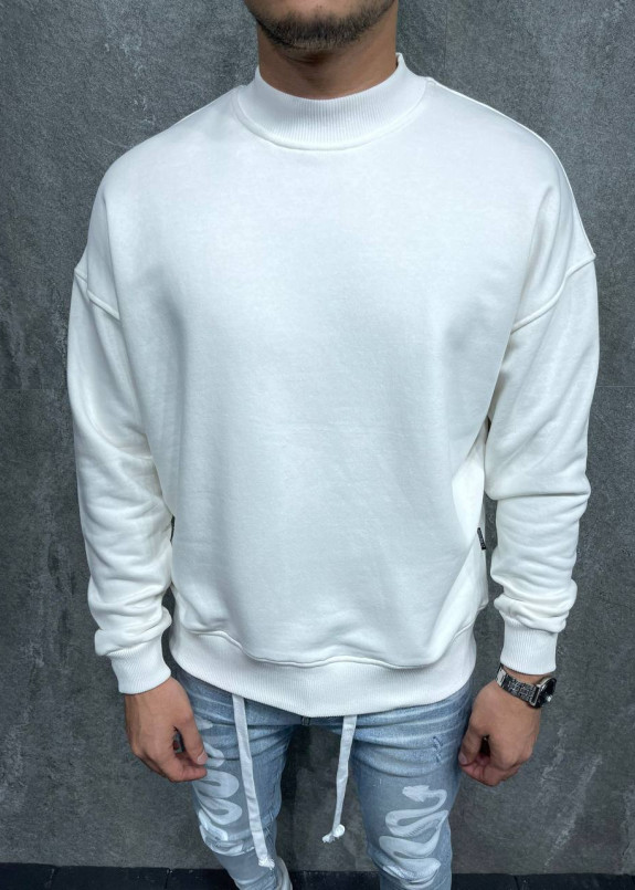 Світшот вільного крою базовий білий MFStore Изображение Світшот вільного крою базовий білий MFStore