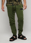 Изображение Мужские зеленые спортивные штаны на манжетах ThePARA