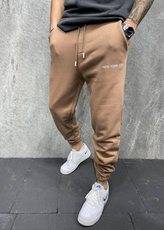 Штани спортивні new york пісочні MFStore Изображение Штани спортивні new york пісочні MFStore