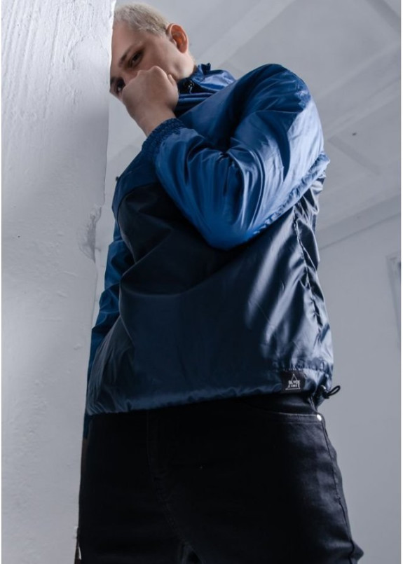 Анорак мужской Street Style синий Изображение Анорак мужской Street Style синий