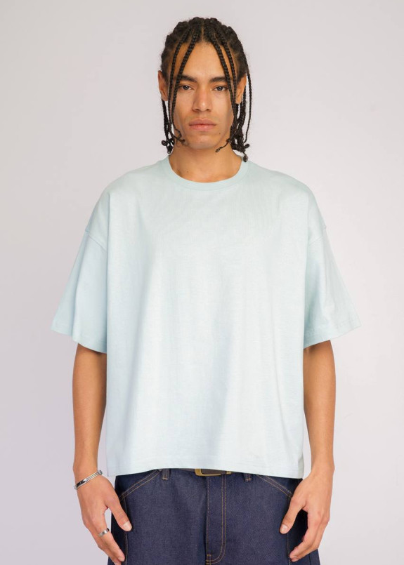 Футболка оверсайз блакитна базова MFStore Изображение Футболка оверсайз блакитна базова MFStore