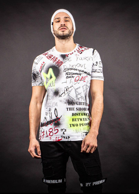 Футболка с текстом и короной MFStore Изображение Футболка с текстом и короной MFStore