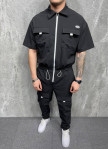 Изображение Комбінезон чоловічий штанами на блискавці чорний MFStore