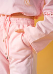 Изображение Женский костюм розовый с завязками