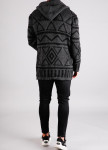 Кардиган серый с геометрическим принтом Mfstore Изображение Кардиган серый с геометрическим принтом Mfstore