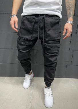 Джинси з великими кишенями та логотипом 2y під ними MFStore Изображение Джинси з великими кишенями та логотипом 2y під ними MFStore