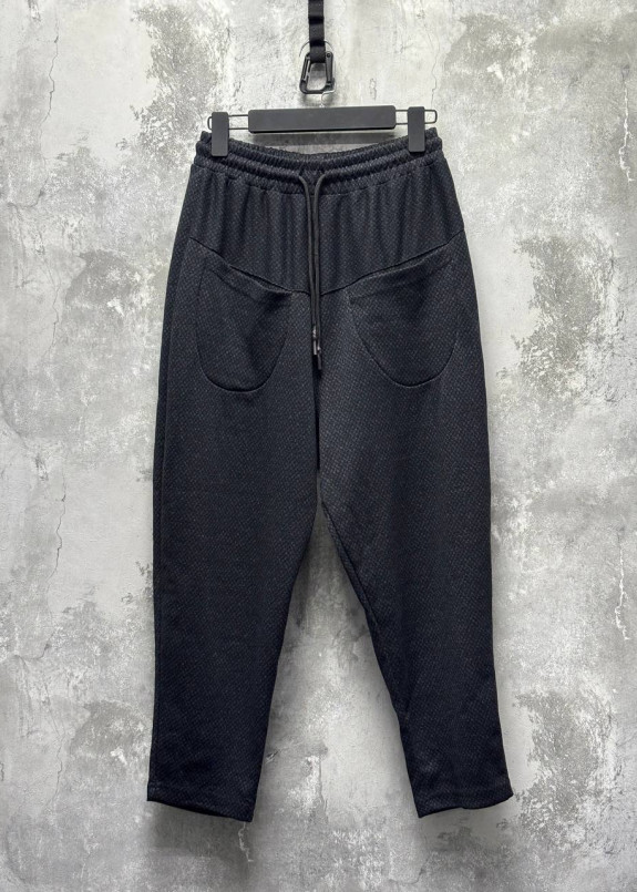 Штани вільного крою з накладними карманами темно-сірі MFStore Изображение Штани вільного крою з накладними карманами темно-сірі MFStore