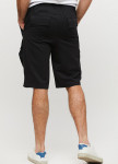 Изображение Шорты мужские с накладными карманами черные