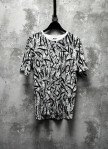 Футболка принтована з текстом біло-чорна MFStore Изображение Футболка принтована з текстом біло-чорна MFStore