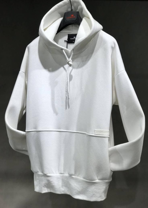 Худи базовое белое оверсайз MFStore Изображение Худи базовое белое оверсайз MFStore