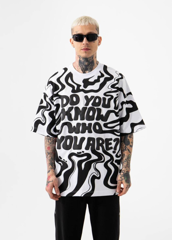 Футболка оверсайз do you know who you are MFStore Изображение Футболка оверсайз do you know who you are MFStore