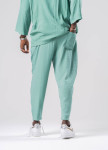 Стильні штани вільного крою ментол MFStore Изображение Стильні штани вільного крою ментол MFStore