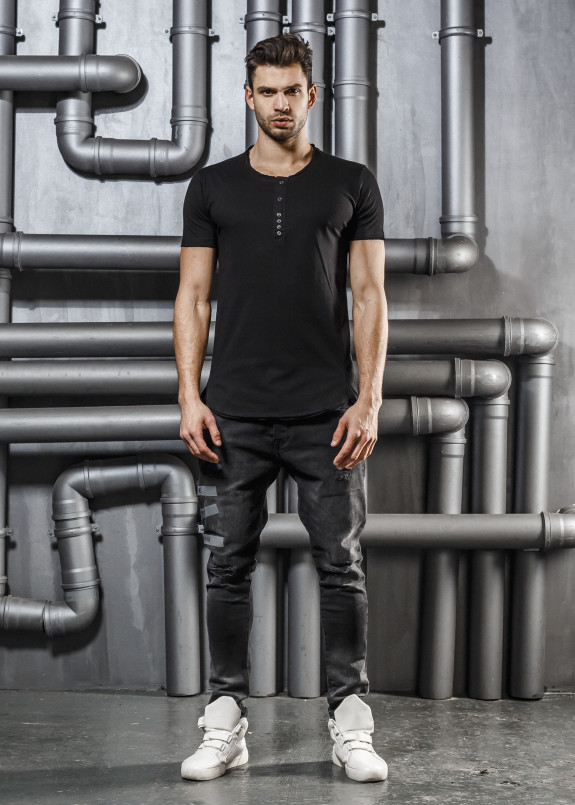 Футболка на пуговицах Mfstore Изображение Футболка на пуговицах Mfstore