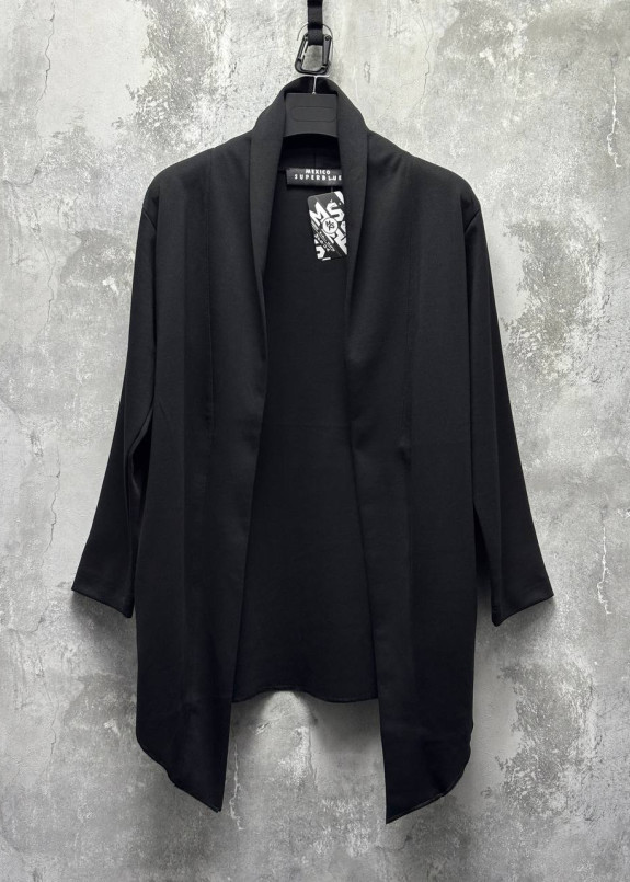 Кардиган базовий чорний без капюшона MFStore Изображение Кардиган базовий чорний без капюшона MFStore