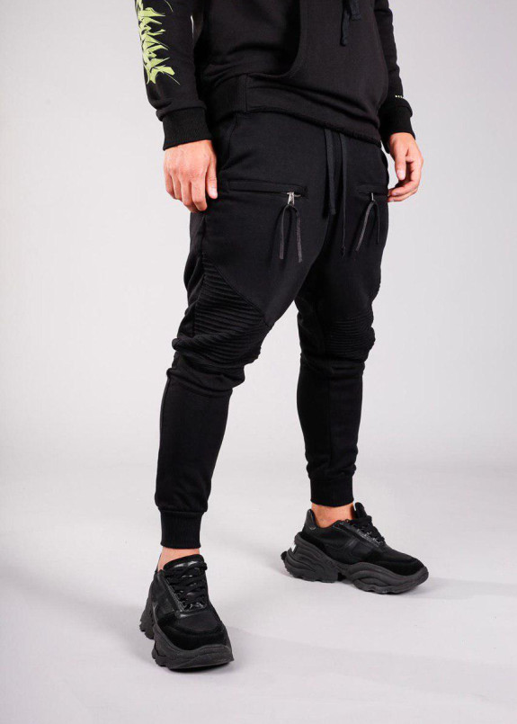 Брюки спортивные с рифлеными вставками MFStore Изображение Брюки спортивные с рифлеными вставками MFStore