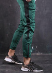 Изображение Спортивные штаны мужские зеленые с черной полоской бренд Рокки Tur streetwear