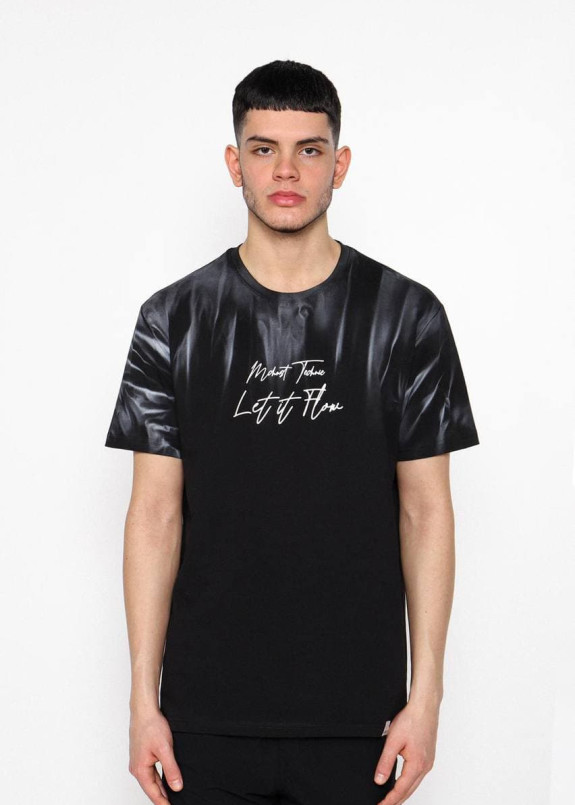 Футболка мужская с принтом let it flow MFStore Изображение Футболка мужская с принтом let it flow MFStore