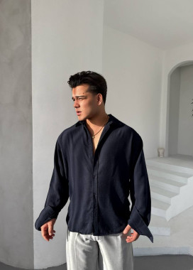 Сорочка вільного крою чорна MFStore Изображение Сорочка вільного крою чорна MFStore