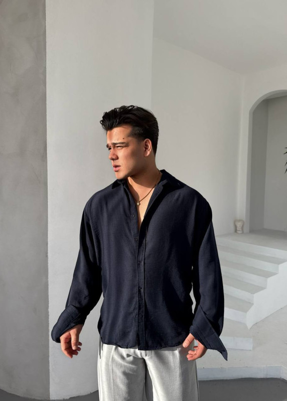 Сорочка вільного крою чорна MFStore Изображение Сорочка вільного крою чорна MFStore