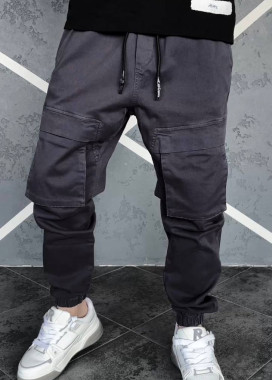 Джогери карго із накладними карманами темно-сірий MFStore Изображение Джогери карго із накладними карманами темно-сірий MFStore