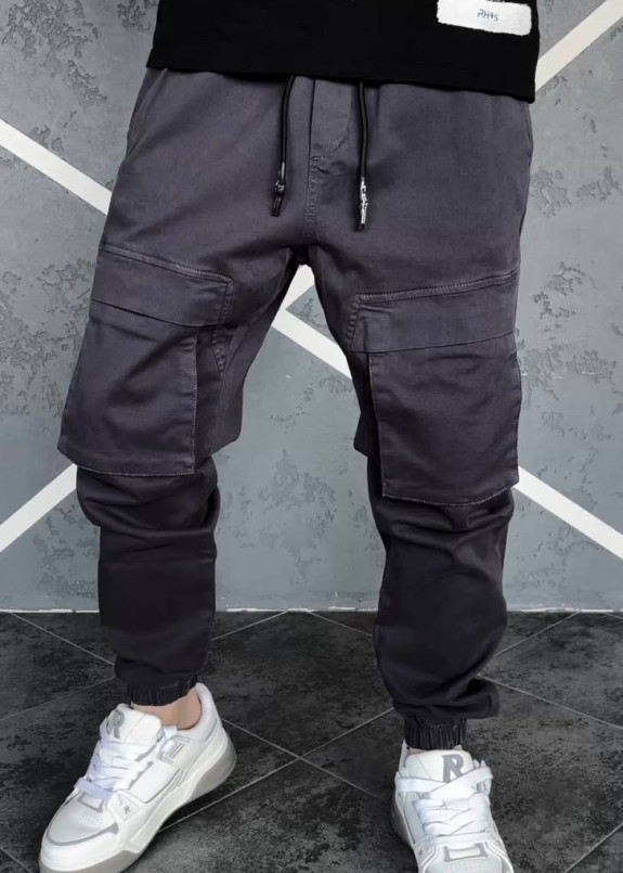 Джогери карго із накладними карманами темно-сірий MFStore Изображение Джогери карго із накладними карманами темно-сірий MFStore