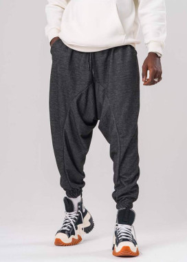 Стильні штани вільного крою галіфе сірі MFStore Изображение Стильні штани вільного крою галіфе сірі MFStore