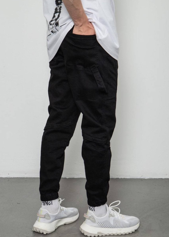 Джоггеры мужские базовые черные Mfstore Изображение Джоггеры мужские базовые черные Mfstore