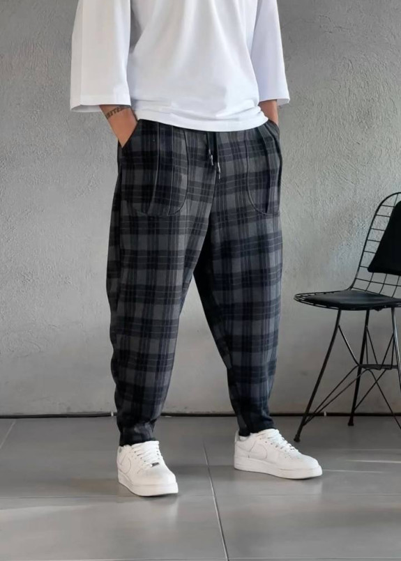 Штани вільного крою в клітинку MFStore Изображение Штани вільного крою в клітинку MFStore