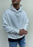 Худі чоловіче оверсайз базове біле MFStore Изображение Худі чоловіче оверсайз базове біле MFStore