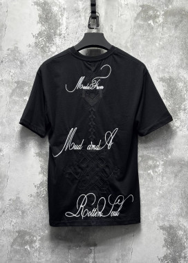 Футболка вільного крою з вишивкою чорна MFStore Изображение Футболка вільного крою з вишивкою чорна MFStore